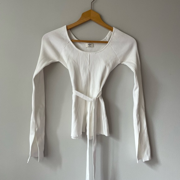 Wilfred white bell sleeve top - Picture 4 of 10